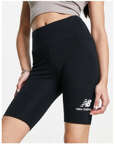 New Balance Core - leggings corti neri - Nero