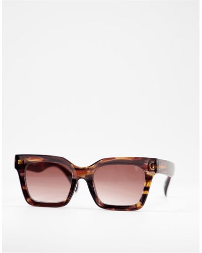 ASOS Square Bevel Sunglasses - Multicolor