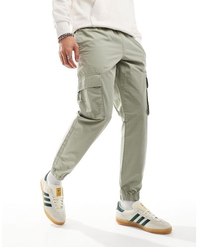 ASOS Tapered Pull On Trouser - Natural