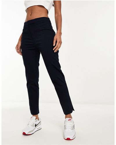 Mango Smalle Cigarette Pantalon - Blauw