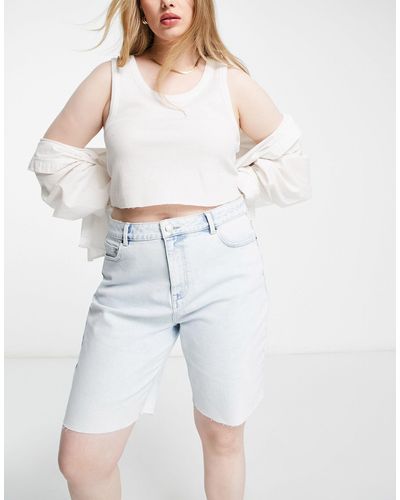 Simply Be Shorts - White