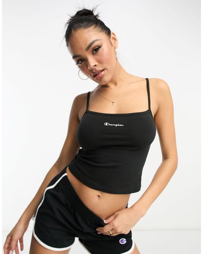 Champion Everyday Cropped Cami Top - Black