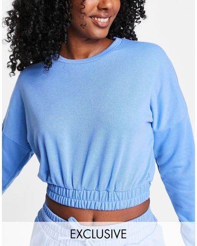 South Beach Oversized Sweatshirt - Blue