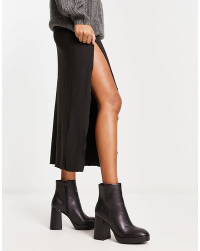 Schuh Blair Heeled Ankle Boots - Black
