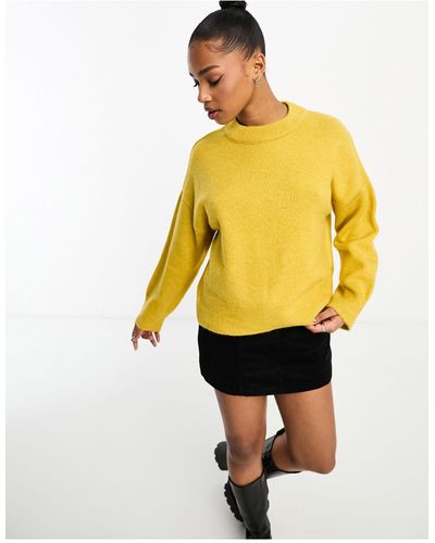 ASOS – kastenförmiger pullover - Gelb