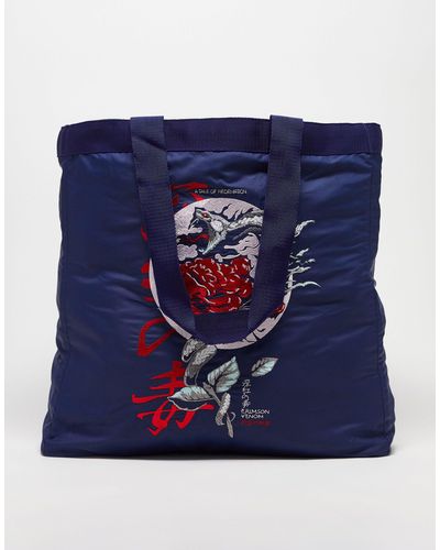 ASOS Oversized Tote Bag - Blue