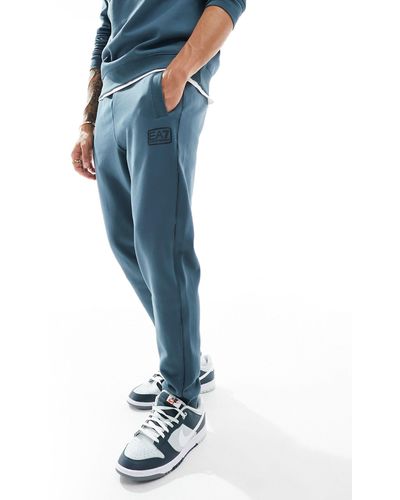 EA7 Armani – – jogginghose aus sweatstoff - Blau