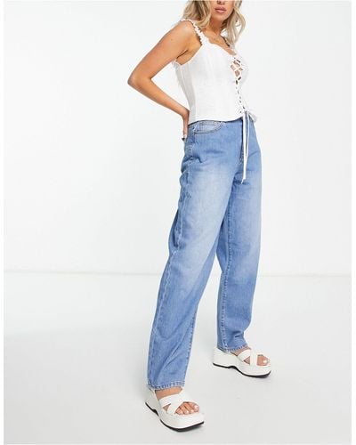 Dr. Denim Bella - Oversized Mom Jeans - Grijs