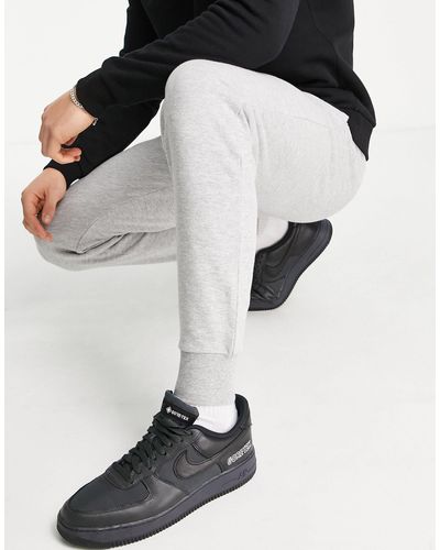 Threadbare Slim Fit Sweatpants - Grey