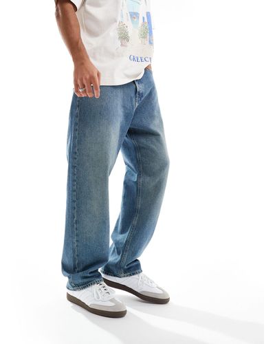Jack & Jones Alex - jeans ampi lavaggio medio - Blu