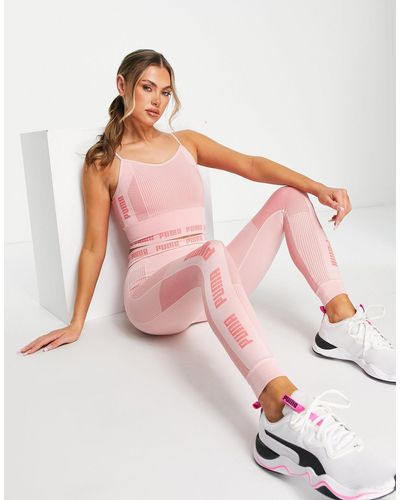 PUMA Training Evoknit Seamless leggings - Pink
