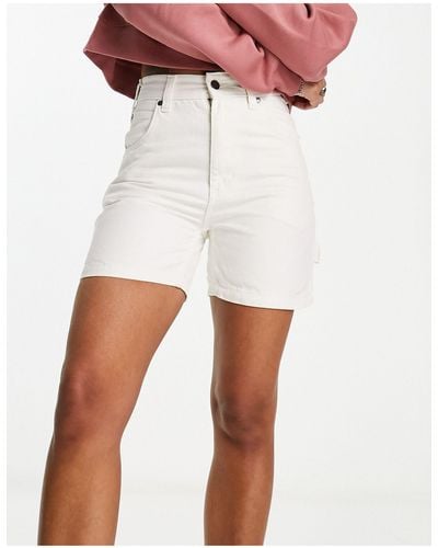 Dickies – shorts im zimmermann-stil aus duck canvas - Weiß
