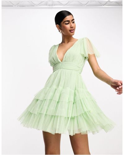 LACE BEADS Mini and short dresses for Women Online Sale up to
