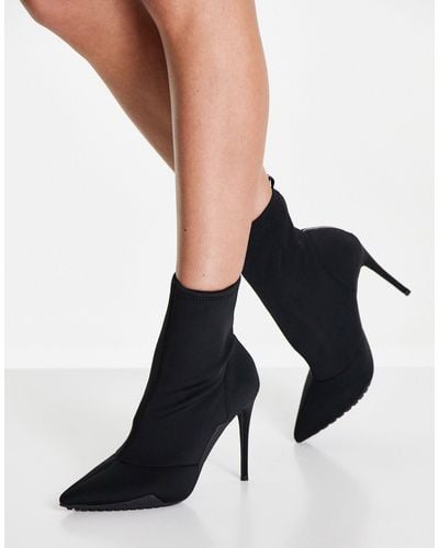 ALDO Botas negra estilo calcetín cadorehan - Negro