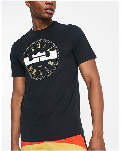 Nike Basketball Chest Print T-shirt - Black