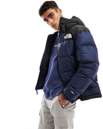 The North Face Lhotse Hooded Down Puffer Jacket - Blue