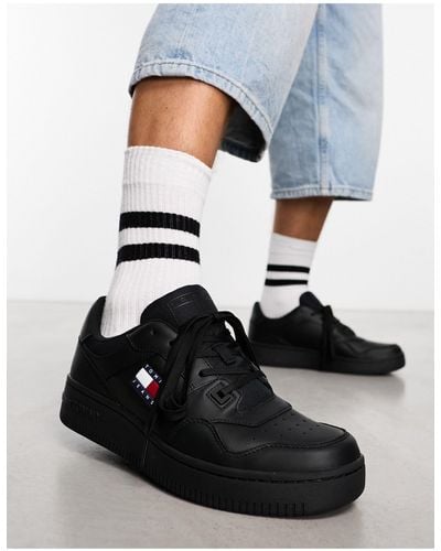 Tommy Hilfiger – retro basket essential – sneaker - Grau