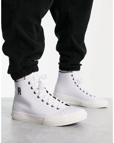 Tommy Hilfiger Leather Sneaker - Black