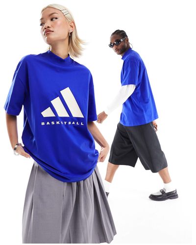 adidas Originals Adidas Basketball T-shirt - Blue