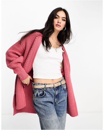 Free People Nightingale - Oversized Vest - Rood