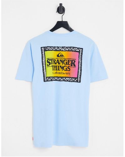 Quiksilver X The Stranger Things Outsiders T-shirt - Blue