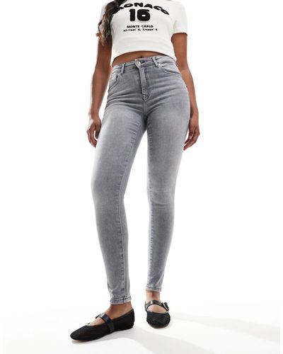 ONLY Push Up Skinny Jeans - Grey