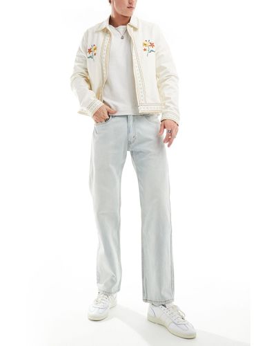 Levi's – 555 '96 – jeans mit geradem schnitt - Weiß