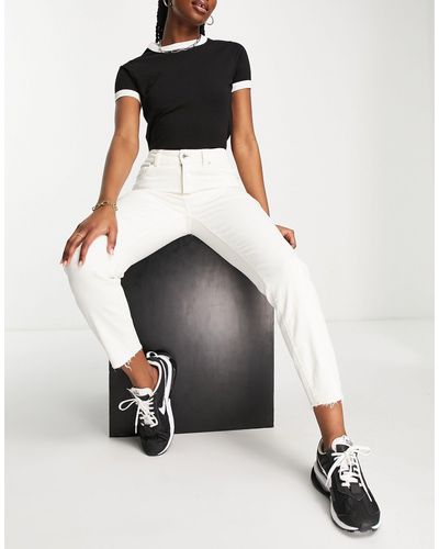 Vero Moda Brenda - jeans dritti color crema - Bianco