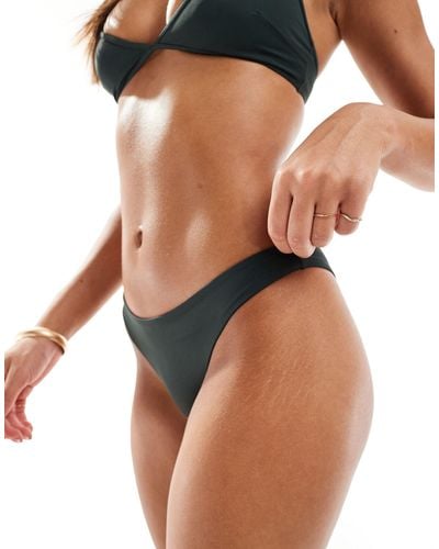 Weekday Ava Brazilian Bikini Bottom - Black