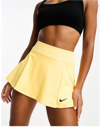 Nike Nike Tennis Dri-fit Victory Flouncy Skirt - Yellow