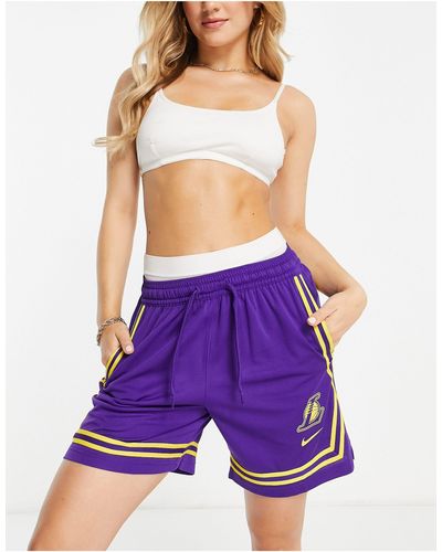 Nike Basketball Nba brooklyn nets - pantaloncini - Viola