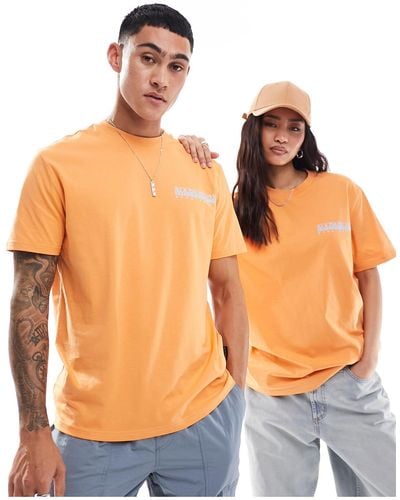 Napapijri – wahine – t-shirt - Orange