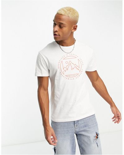 Columbia Rapid Ridge - T-shirt Met Print - Wit
