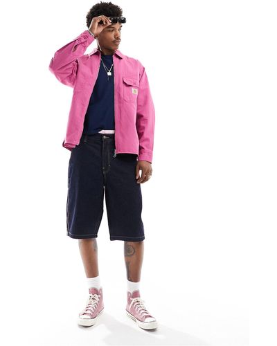 Carhartt Rainer - camicia giacca rosa