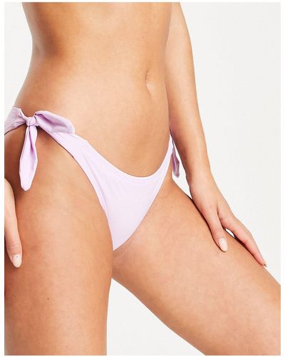 Accessorize Scallop Bikini Bottom - Purple