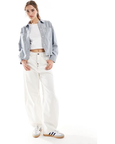 New Look Cotton Shacket - White