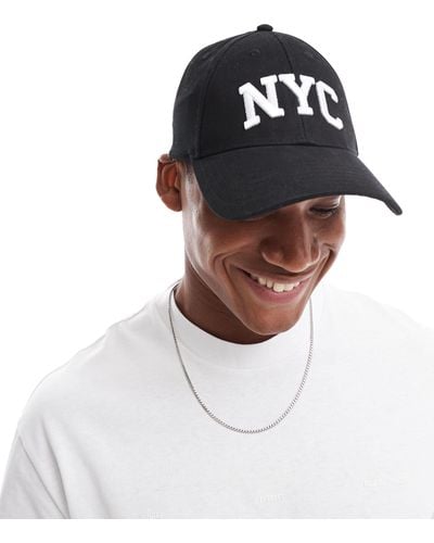Cotton On Cotton On 6 Panel Baseball Cap With Nyc Graphic - White