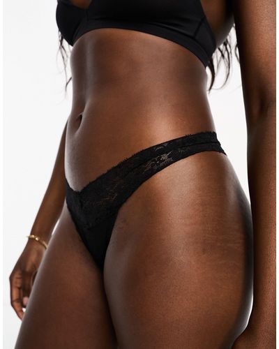 Cotton On Everyday Lace Comfy G String - Brown
