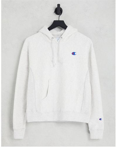 Champion Hoodie With Logo - Gray