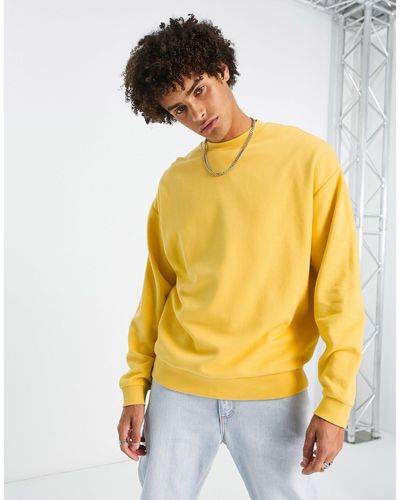 ASOS Oversized Sweatshirt - Geel