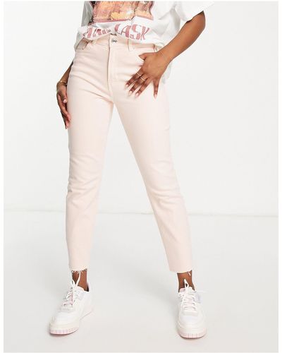 Vero Moda Brenda Straight Leg Jeans - Pink