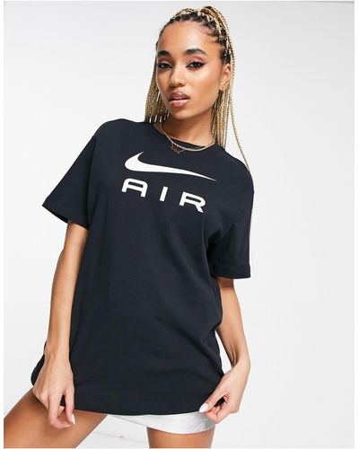 Nike – air – boyfriend-t-shirt - Blau