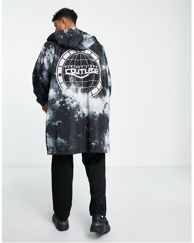 Versace Jeans Couture Galaxy Print Light Weight Parka - Blue