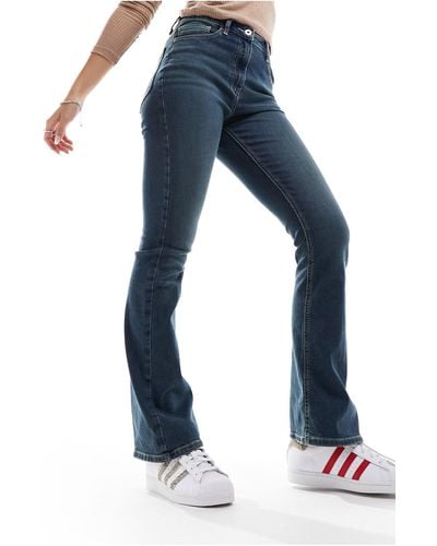 Collusion X007 Stretch Flare Jeans - Blue
