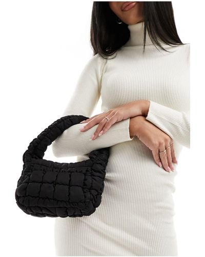Glamorous Padded Grab Bag - Black