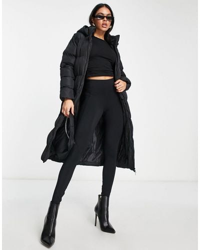 Black Threadbare Coats for Women | Lyst