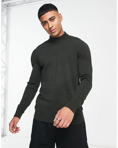 French Connection Turtle Neck Jumper - Grey
