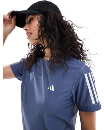 adidas Originals Adidas running – own the run – lauf-t-shirt - Blau