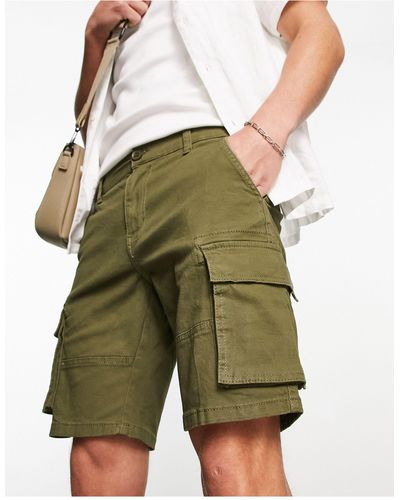 Only & Sons Pantalones cortos cargo caquis - Verde