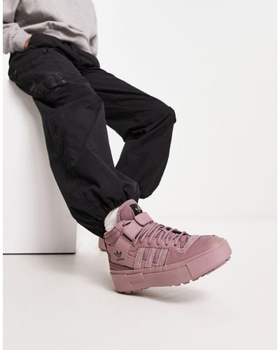 adidas Originals Forum Bonega Mid - Sneakers - Roze